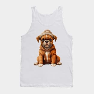 Winter Boxer Dog Tank Top